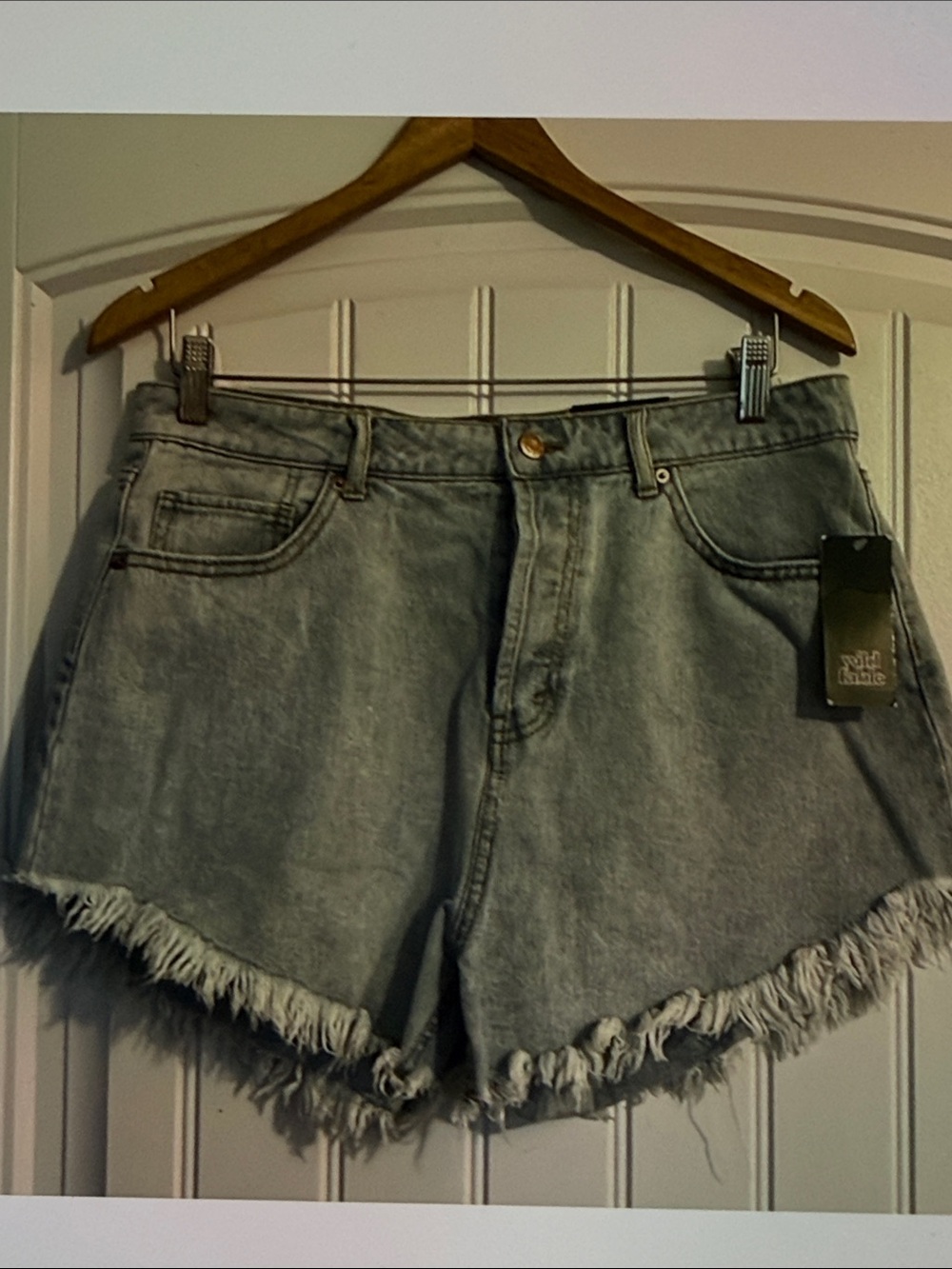 Target Wild Fable High Rise Jean Shorts Size 12